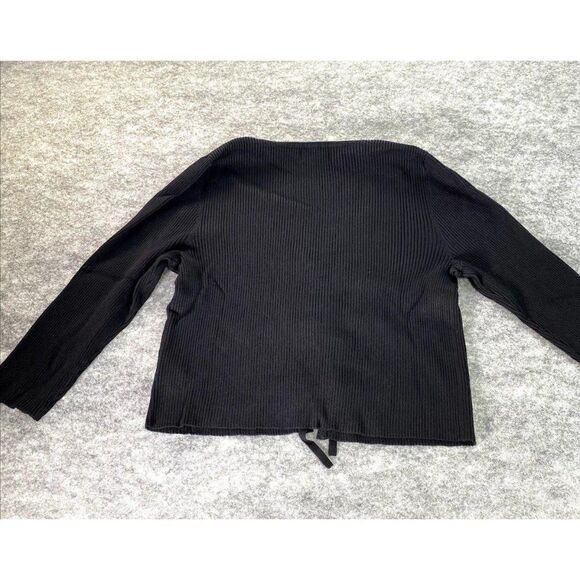 Danielle Bernstein Back Tie Front Cropped Cardigan Sz 3x NEW - Picture 3 of 5